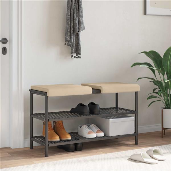 Grote foto vidaxl bankkussen 2 st microvezel cr mekleurig diepte 35 cm huis en inrichting woningdecoratie