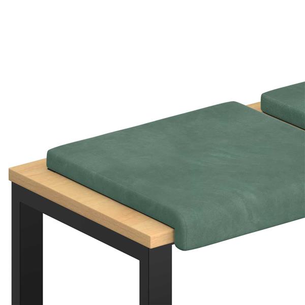 Grote foto vidaxl bankkussen 2 st fluweel zeegroen diepte 35 cm huis en inrichting woningdecoratie
