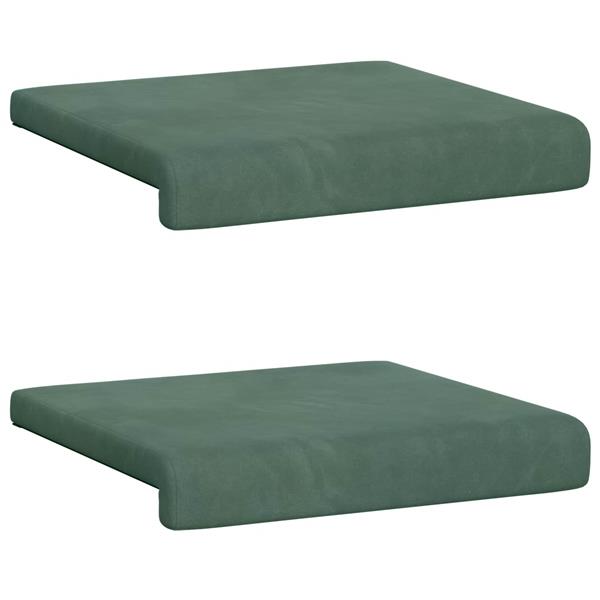 Grote foto vidaxl bankkussen 2 st fluweel zeegroen diepte 35 cm huis en inrichting woningdecoratie