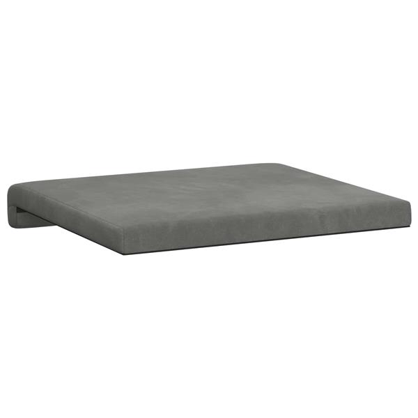 Grote foto vidaxl bankkussen 2 st fluweel donkergrijs diepte 35 cm huis en inrichting woningdecoratie