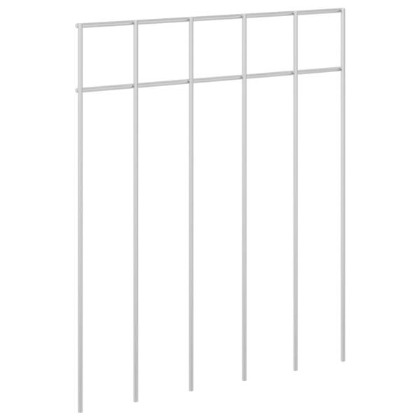 Grote foto vidaxl tuin schuttingpaneel 24 st 25 x 30 cm gegalvaniseerd staal tuin en terras hekken en schuttingen