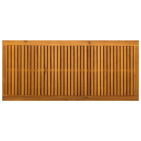 Grote foto vidaxl tuinopslagdoos 185 l massief acaciahout 113 x 50 x 56 cm zwart tuin en terras overige tuin en terras