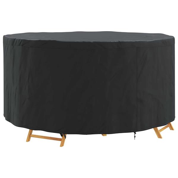 Grote foto vidaxl meubelhoes 182 x 182 x 85 cm 210d oxford stof rond waterdicht tuin en terras tuinmeubelen