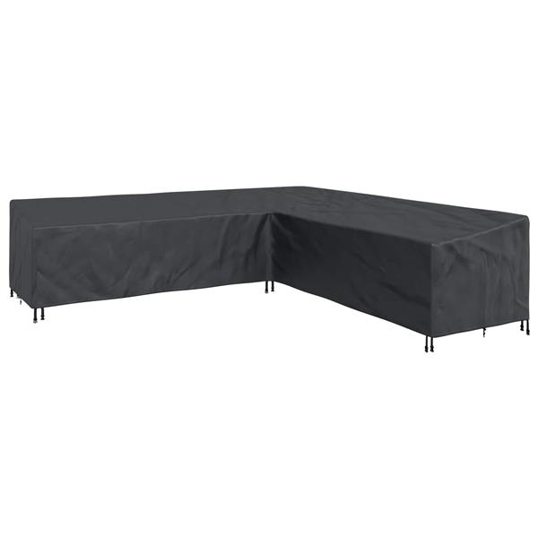 Grote foto vidaxl meubelhoes 300 x 300 x 80 cm 210d oxford stof l vorm waterdicht tuin en terras tuinmeubelen