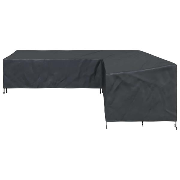 Grote foto vidaxl meubelhoes 300 x 300 x 80 cm 210d oxford stof l vorm waterdicht tuin en terras tuinmeubelen