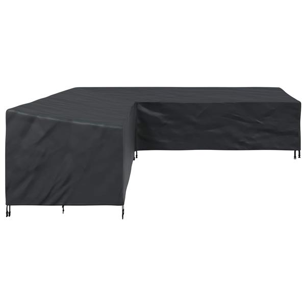 Grote foto vidaxl meubelhoes 300 x 300 x 80 cm 210d oxford stof l vorm waterdicht tuin en terras tuinmeubelen