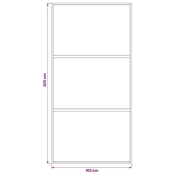 Grote foto vidaxl schuifdeur 102 x 205 cm gelaagd glas en aluminium doe het zelf en verbouw deuren en horren