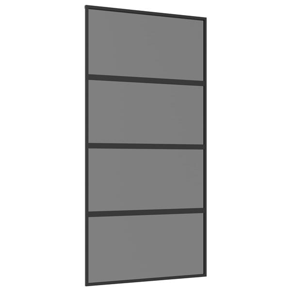 Grote foto vidaxl schuifdeur 102.5 x 205 cm gelaagd glas en aluminium doe het zelf en verbouw deuren en horren