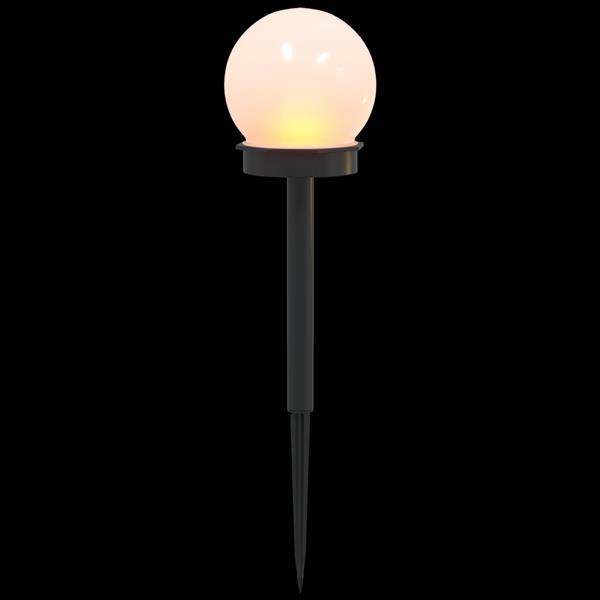 Grote foto vidaxl buitenzonne lampen met grondpin 4 st warmwit 38 5 cm abs tuin en terras verlichting