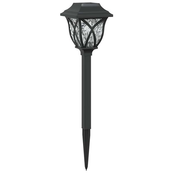 Grote foto vidaxl buitenzonne lampen met grondpin 24 st warmwit 42 cm pp tuin en terras verlichting