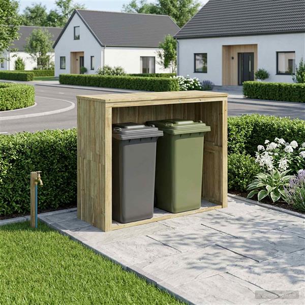 Grote foto vidaxl containerombouw ge mpregneerd grenenhout tuin en terras overige tuin en terras