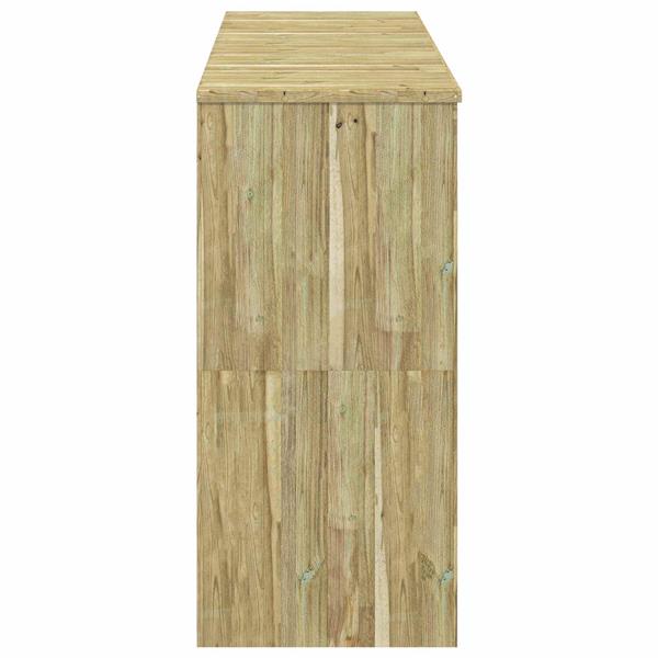 Grote foto vidaxl containerombouw ge mpregneerd grenenhout tuin en terras overige tuin en terras