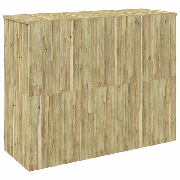 Grote foto vidaxl containerombouw ge mpregneerd grenenhout tuin en terras overige tuin en terras