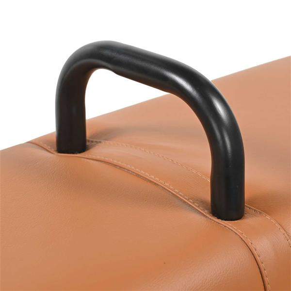 Grote foto vidaxl bank bruin 110 x 30 x 45 cm echt leer huis en inrichting overige huis en inrichting