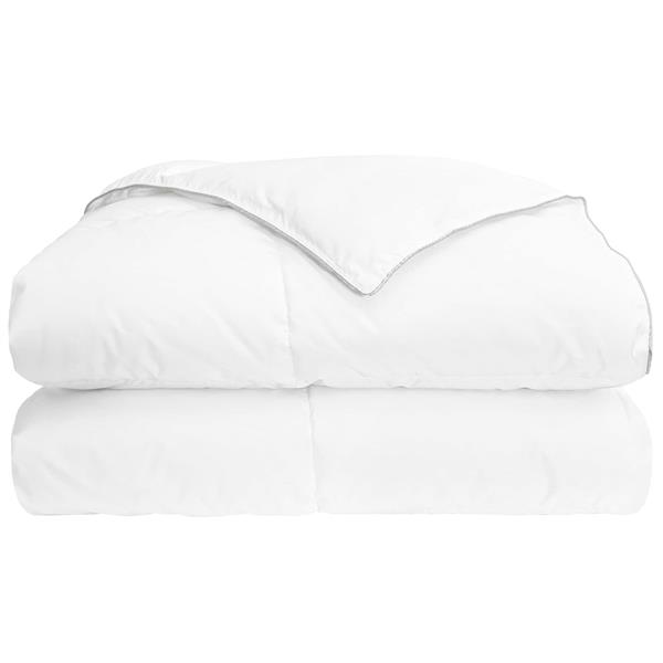 Grote foto vidaxl zomer dekbed 200 x 220 cm zomer 150 gsm bamboevezel wit huis en inrichting bedden