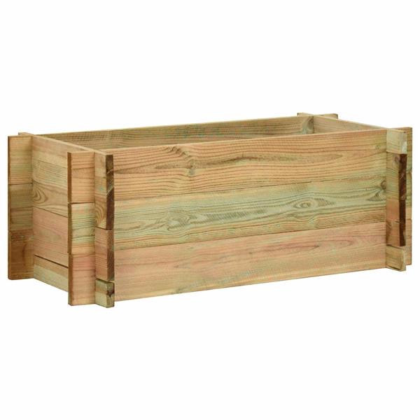 Grote foto vidaxl tuin verhoogd groentenbed groen 120 x 80 x 32 cm tuin en terras overige tuin en terras