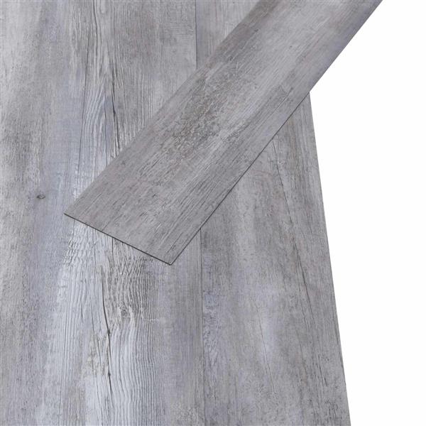 Grote foto vidaxl zelfklevende pvc vloerplanken mat houten grijs 30 5 x 61 cm doe het zelf en verbouw tegels