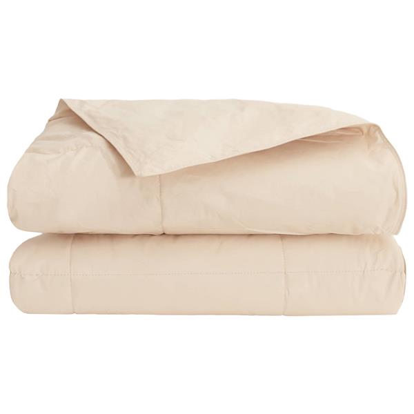 Grote foto vidaxl zomer dekbed beige 220 x 260 cm 100 natuurlijke kapok huis en inrichting bedden