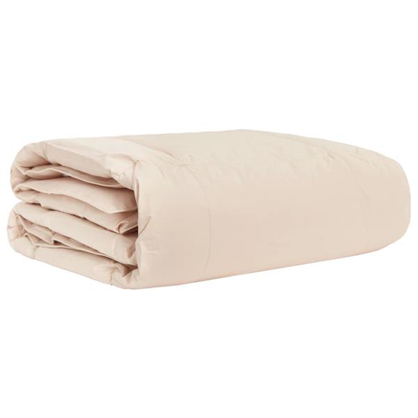 Grote foto vidaxl zomer dekbed beige 200 x 240 cm 100 natuurlijke kapok huis en inrichting bedden