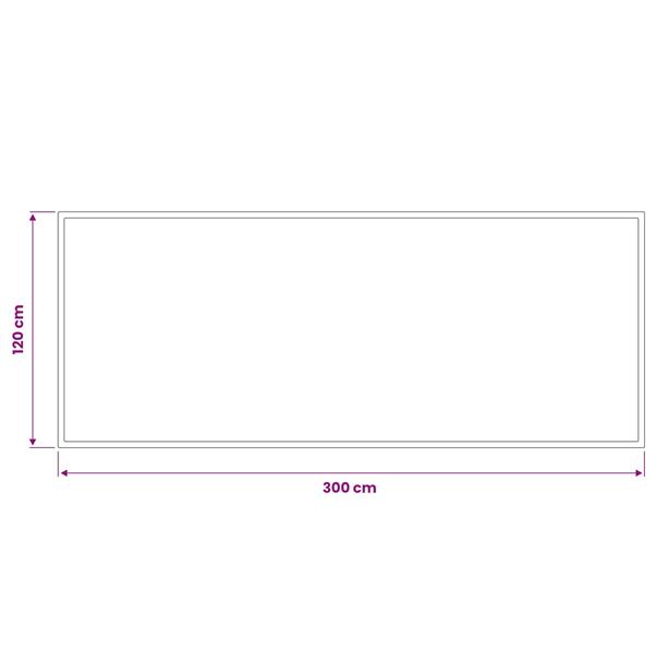 Grote foto vidaxl deurmat lichtgrijs 300 x 120 cm 100 polyamide tuin en terras overige tuin en terras