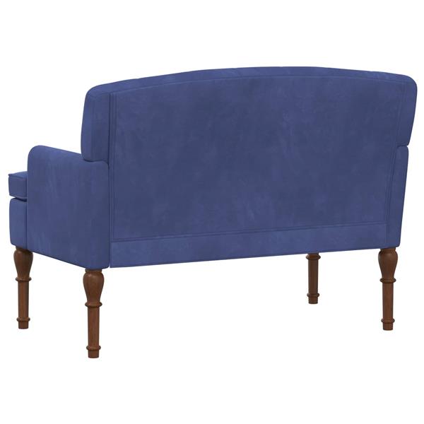 Grote foto vidaxl loungebank met knopencomfort politieblauw 111 x 65 x 79 cm huis en inrichting bankstellen