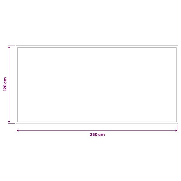 Grote foto vidaxl deurmat lichtgrijs 250 x 120 cm 100 polyamide tuin en terras overige tuin en terras