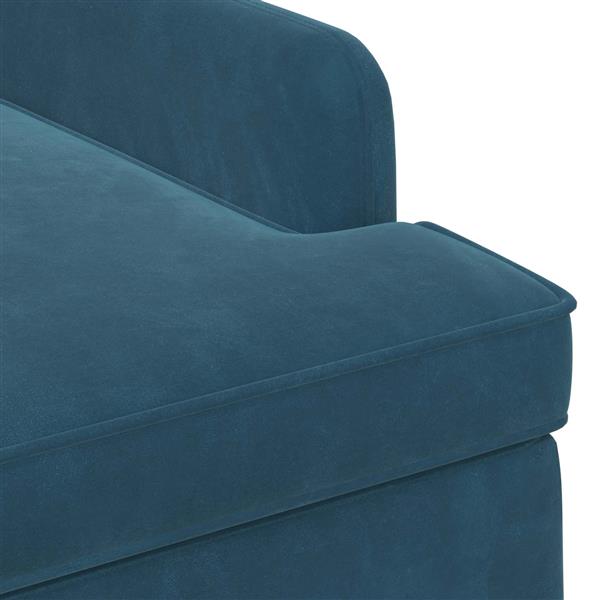 Grote foto vidaxl loungebank met knopencomfort blauw 111 x 65 x 79 cm fluweel huis en inrichting bankstellen
