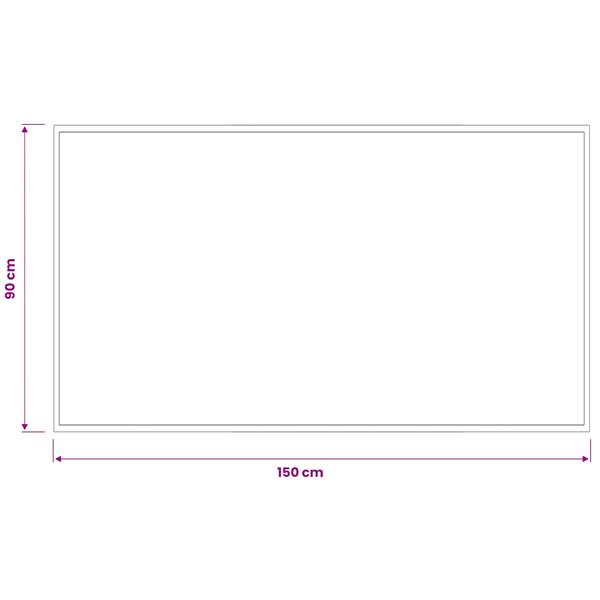 Grote foto vidaxl deurmat lichtgrijs 150 x 90 cm 100 polyamide wasbaar tuin en terras overige tuin en terras