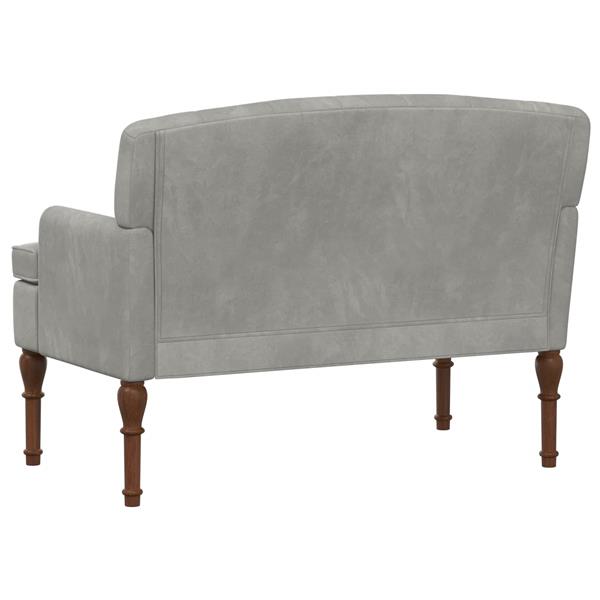 Grote foto vidaxl loungebank met knopencomfort lichtgrijs 111 x 65 x 79 cm huis en inrichting bankstellen