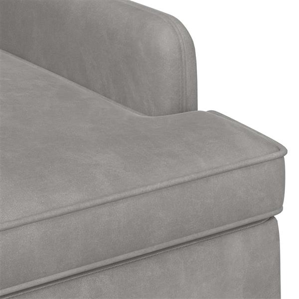 Grote foto vidaxl loungebank met knopencomfort lichtgrijs 111 x 65 x 79 cm huis en inrichting bankstellen