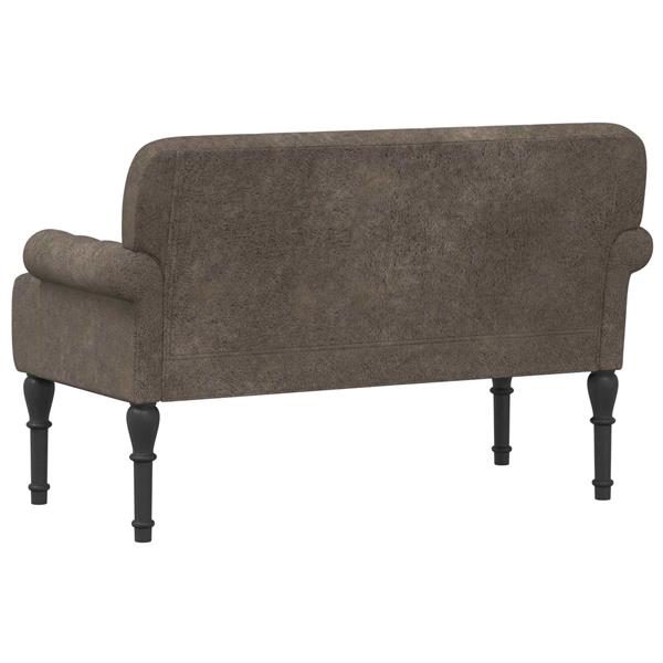 Grote foto vidaxl loungebank met knopencomfort donkergrijs 120 x 65 x 78 cm huis en inrichting bankstellen