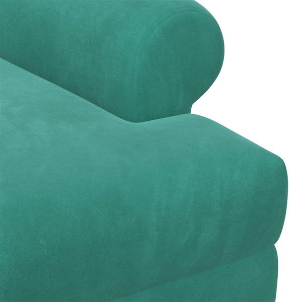Grote foto vidaxl loungebank met knopencomfort turquoise 120 x 66 x 78 cm fluweel huis en inrichting bankstellen