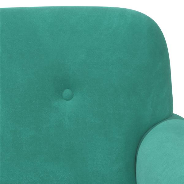 Grote foto vidaxl loungebank met knopencomfort turquoise 120 x 66 x 78 cm fluweel huis en inrichting bankstellen