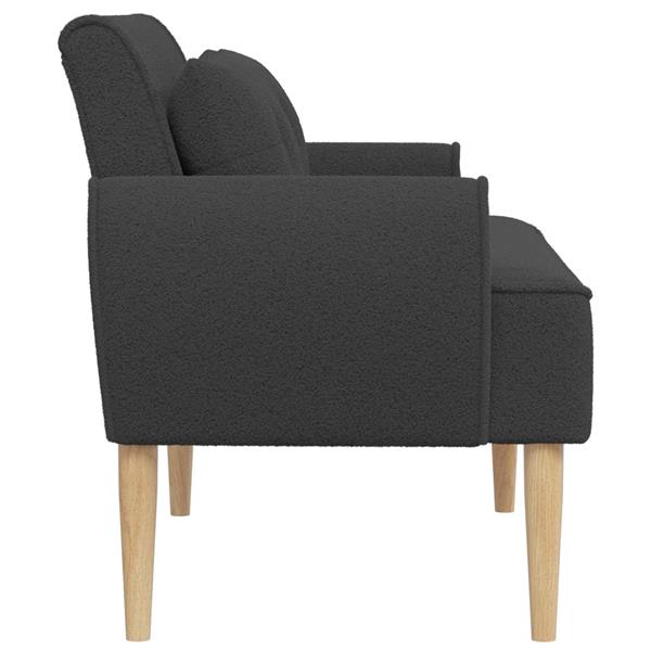 Grote foto vidaxl loungebank met knopencomfort donkergrijs 117 x 67 x 77 cm huis en inrichting bankstellen