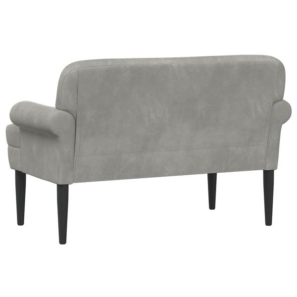 Grote foto vidaxl loungebank met knopencomfort lichtgrijs 120 x 66 x 78 cm huis en inrichting bankstellen