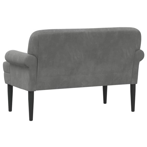 Grote foto vidaxl loungebank met knopencomfort donkergrijs 120 x 66 x 78 cm huis en inrichting bankstellen