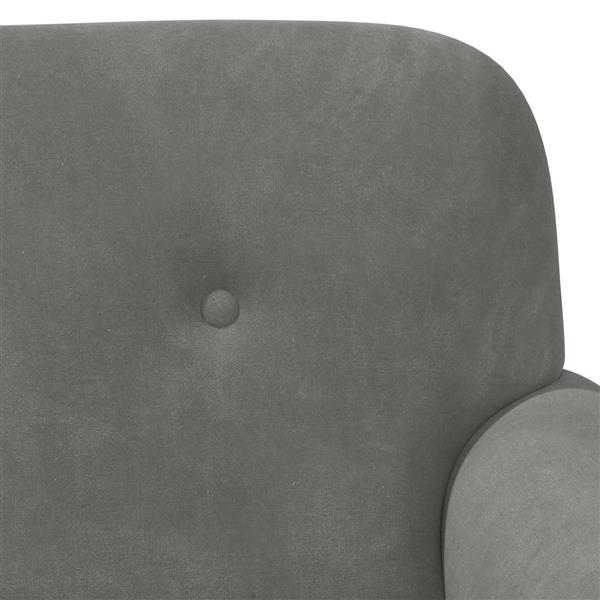 Grote foto vidaxl loungebank met knopencomfort donkergrijs 120 x 66 x 78 cm huis en inrichting bankstellen