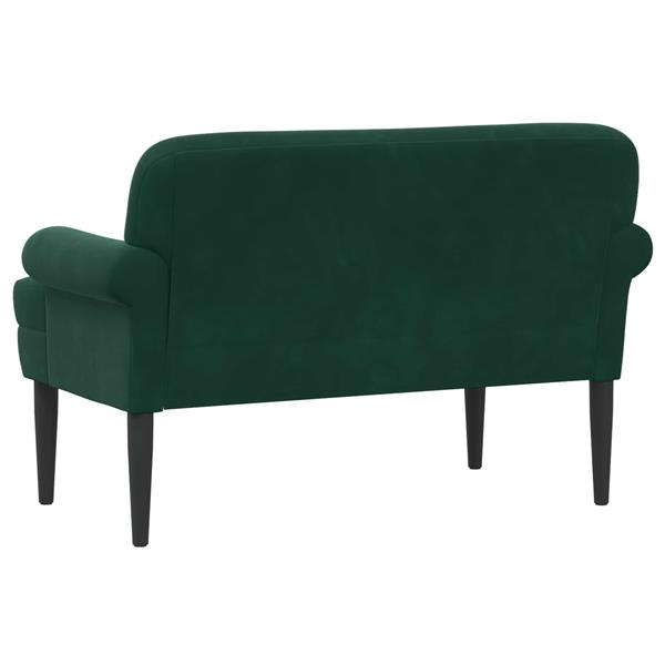 Grote foto vidaxl loungebank met knopencomfort donkergroen 120 x 66 x 78 cm huis en inrichting bankstellen