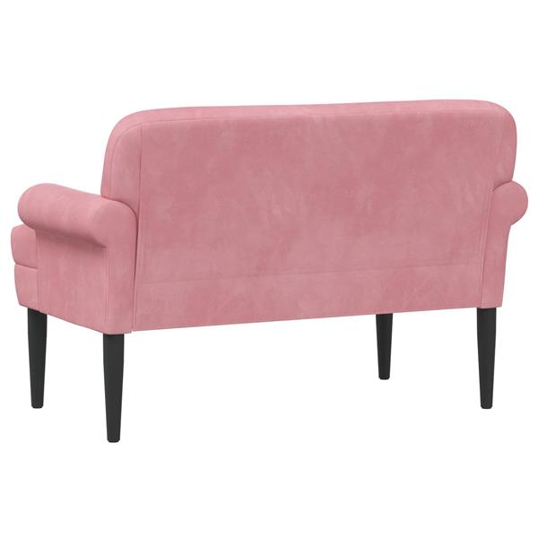 Grote foto vidaxl loungebank met knopencomfort roze 120 x 66 x 78 cm fluweel huis en inrichting bankstellen