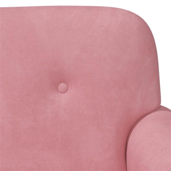 Grote foto vidaxl loungebank met knopencomfort roze 120 x 66 x 78 cm fluweel huis en inrichting bankstellen