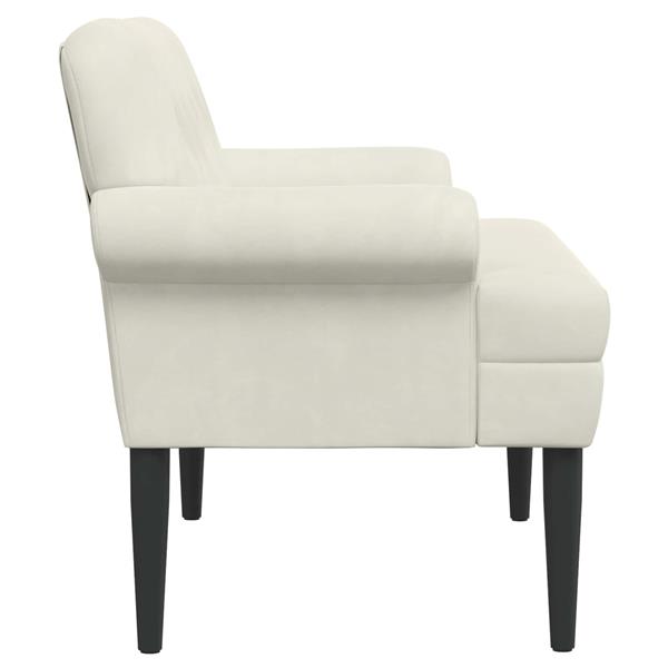 Grote foto vidaxl loungebank met knopencomfort cr mekleurig 120 x 66 x 78 cm huis en inrichting bankstellen