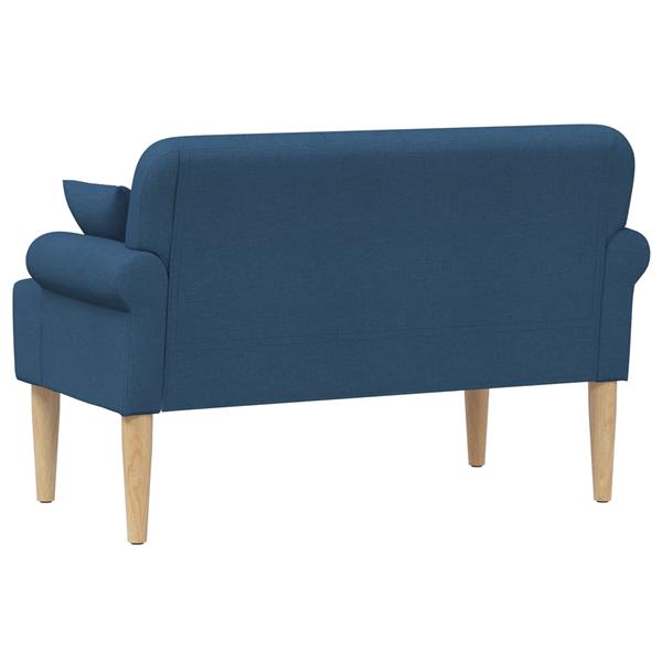 Grote foto vidaxl loungebank met knopencomfort blauw 120 x 65 x 79 cm stof huis en inrichting bankstellen