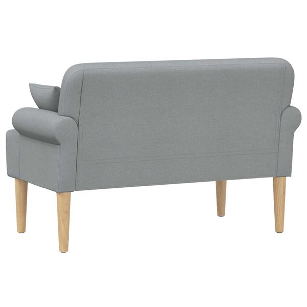 Grote foto vidaxl loungebank met knopencomfort lichtgrijs 120 x 65 x 79 cm stof huis en inrichting bankstellen
