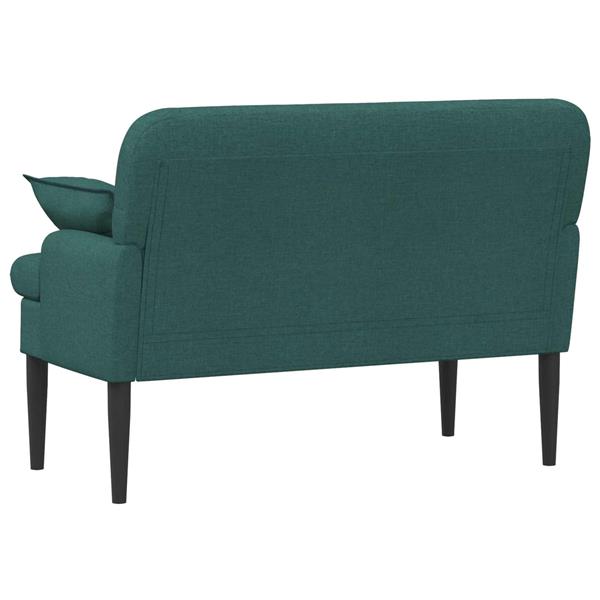 Grote foto vidaxl loungebank met knopencomfort donkergroen 111 x 68 x 80 cm stof huis en inrichting bankstellen