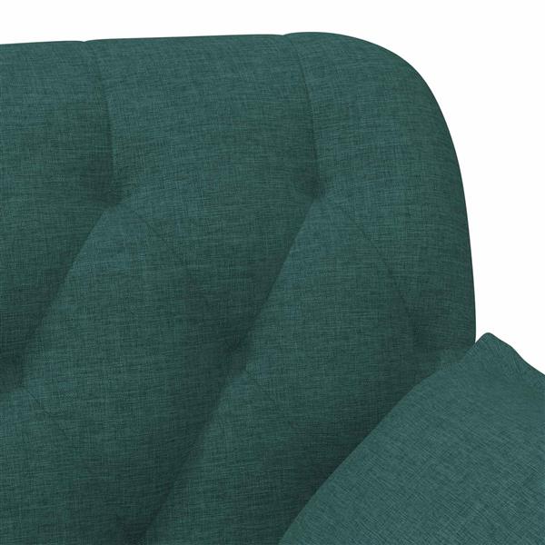 Grote foto vidaxl loungebank met knopencomfort donkergroen 111 x 68 x 80 cm stof huis en inrichting bankstellen