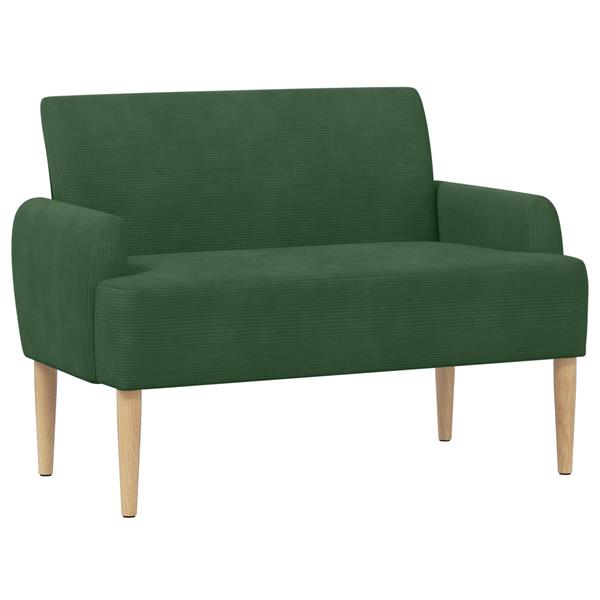 Grote foto vidaxl loungebank met knopencomfort jungle groen 116 x 67 x 81 cm huis en inrichting overige huis en inrichting