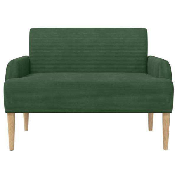 Grote foto vidaxl loungebank met knopencomfort jungle groen 116 x 67 x 81 cm huis en inrichting overige huis en inrichting