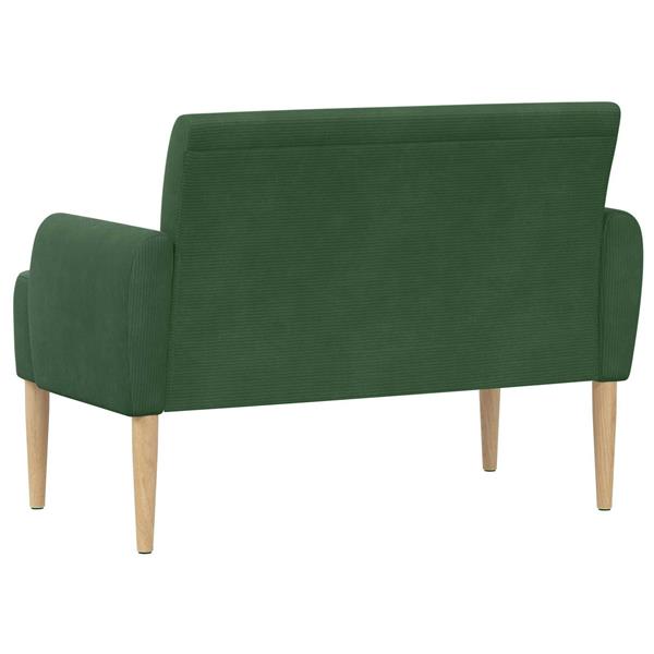 Grote foto vidaxl loungebank met knopencomfort jungle groen 116 x 67 x 81 cm huis en inrichting overige huis en inrichting