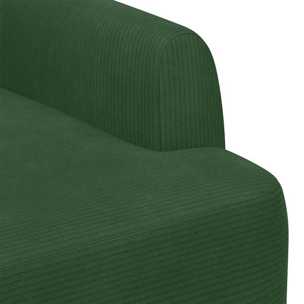 Grote foto vidaxl loungebank met knopencomfort jungle groen 116 x 67 x 81 cm huis en inrichting overige huis en inrichting