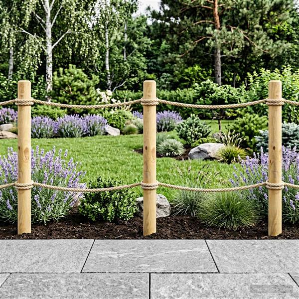 Grote foto vidaxl schuttingpalen 10 st bruin 100 cm massief grenenhout tuin en terras overige tuin en terras